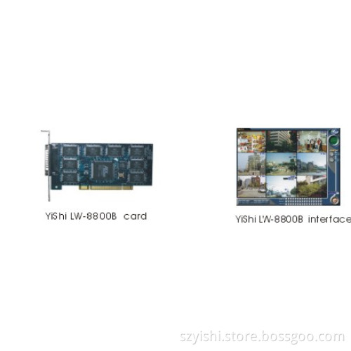 Kodicom DVR card, KMC 8800, 8CH real time video capture card